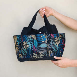 Bolso jardinero floral