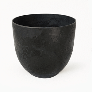 Maceta Orbe NW - NEGRA, Ø28-A24